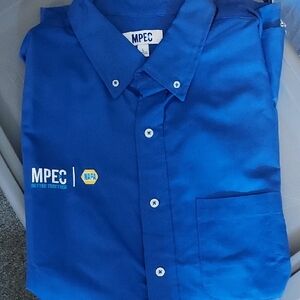 NWOT, Men's Blue Short Sleeve Shirt